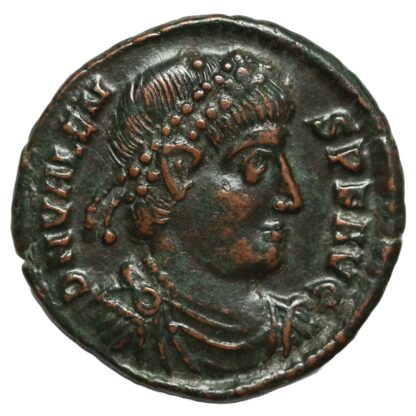 Ancient Roman Imperial Coin Valens Æ AD 364-367 Siscia Emperor Advancing Left - Image 2