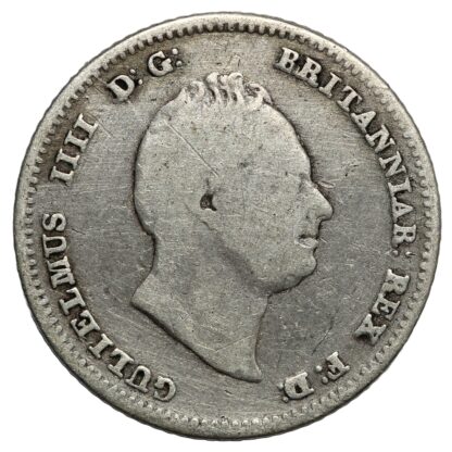 Great Britain 1836 Groat / Fourpence William IV Britannia S-3837 Silver Coin - Image 2