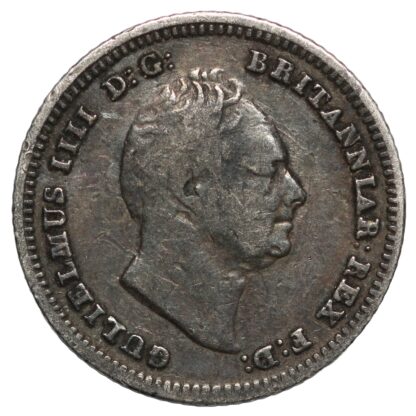 Great Britain 1837 Groat / Fourpence William IV Britannia S-3837 Silver Coin - Image 2