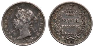 1891 Fourpence