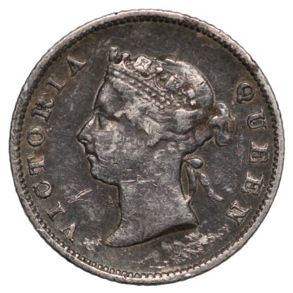 British Guiana & West Indies 1891 Fourpence 4d Victoria KM# 26 World Silver Coin - Image 2