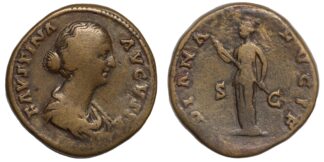 Faustina II Sestertius Diana