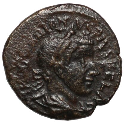 Ancient Roman Provincial Coin Thrace Deultum Gordian III AD 241-2 Æ Tetrassarion - Image 2