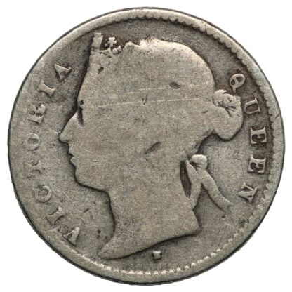 Mauritius 1877-H 20 Cents Victoria KM# 11.1 World Silver Coin - Image 2