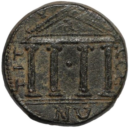 Ancient Roman Provincial Coin Pisidia Tityassus Plautilla 202-205 Æ Temple - Image 3