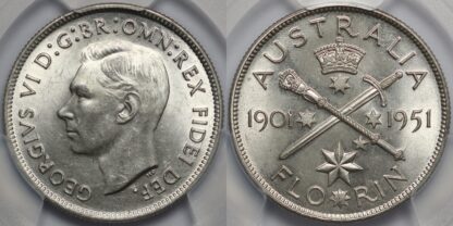 1951 Jubilee Florin MS63