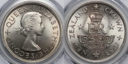 New Zealand 1953 Crown MS64