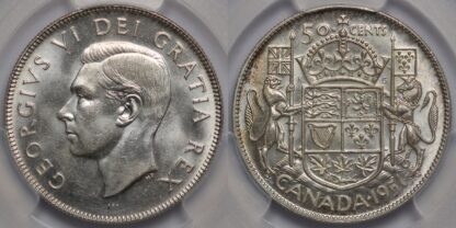 Canada 1951 50 Cents MS65