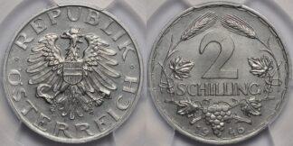 Austria 1946 2 Schilling PR67