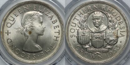 Southern Rhodesia 1953 Crown MS65