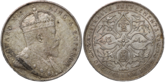 1908 Dollar Straits Settlements