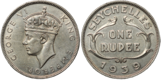 1939 Seychelles Rupee