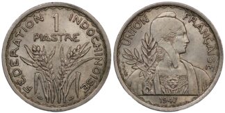 French Indo-China Piastre KM# 32.2 Rare World Coin