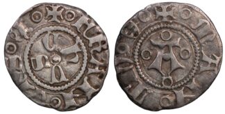 MANTOVA Francesco I Gonzaga, 1382-1407. Bolognino Rare World Silver Coin