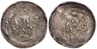 Trier Pfennig Arnold II. von Isenburg 1242-1259 Rare World Silver Coin