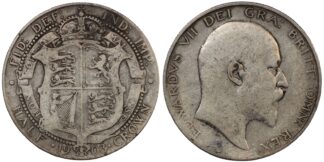Great Britain 1903 Halfcrown Edward VII S-3980 Sterling Silver Coin