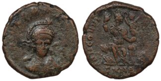 Ancient Roman Imperial Coin Theodosius II Æ AD 401-403 Nikomedia Scarce