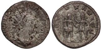 Ancient Roman Imperial Coin Valerian AR Ant. AD 256-260 Valerian and Gallienus