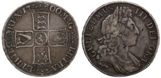 Great Britain 1700 Halfcrown William-III S-3494 World Silver Coin