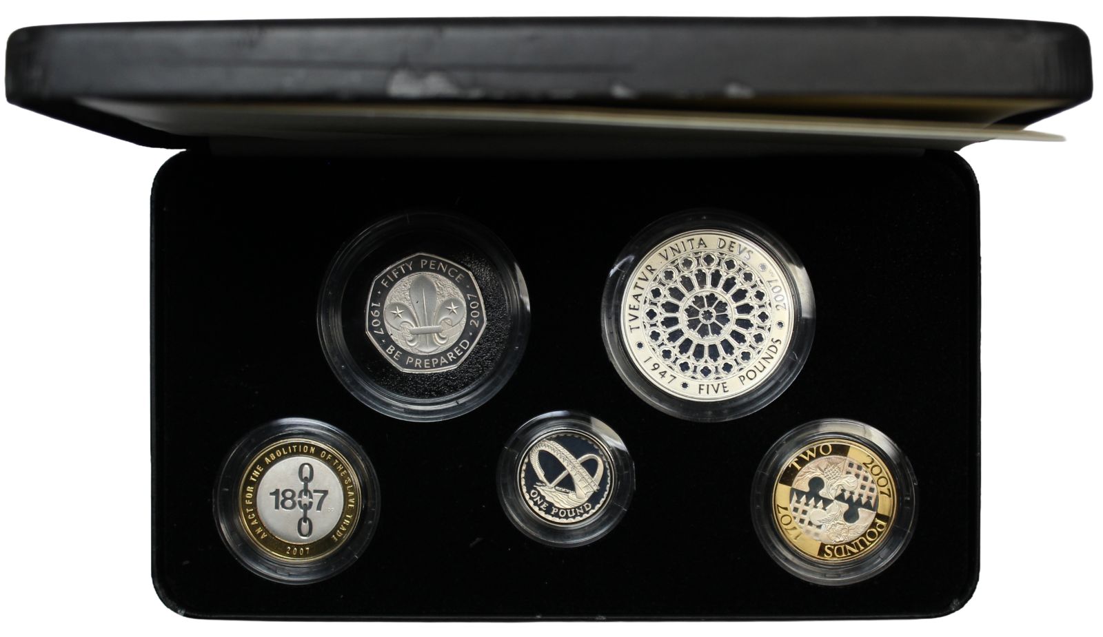 United Kingdom 2007 Silver Piedfort Proof Coin Collection