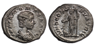 Roman Empire Severus Silver Denarius Julia Mamaea AD222-235 RIC 343