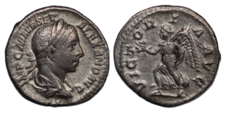 Ancient Roman Silver Denarius Severus Alexander AD222-228 RIC 180c