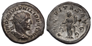 Ancient Roman Silver Antoninianus Philip I AD244-247 RIC 27b