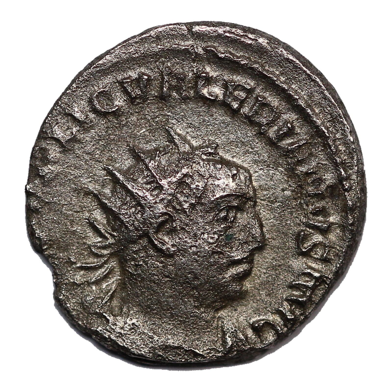 Ancient Roman Billon Antoninianus Valerian I AD254-255 RIC 227 - Image 2