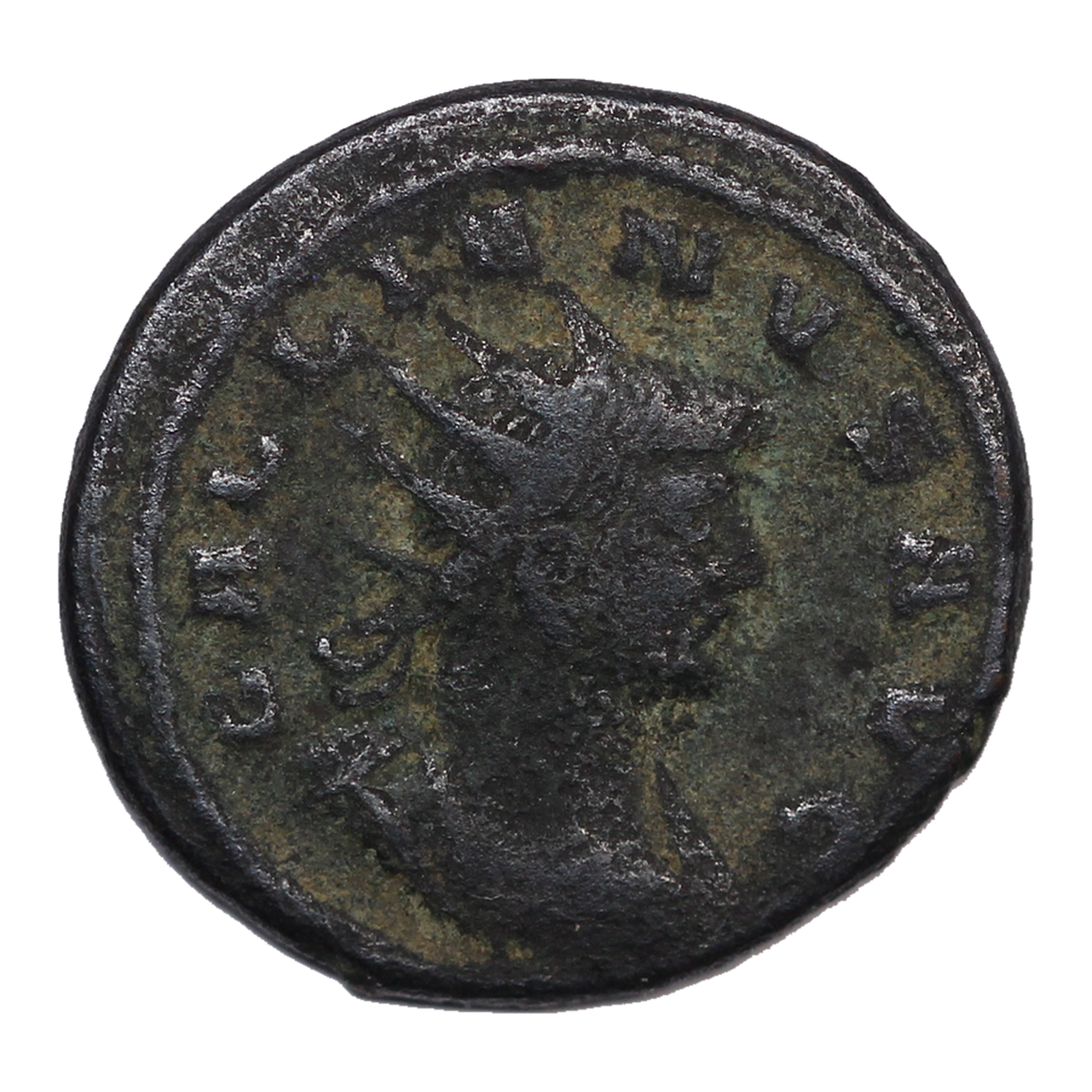 Ancient Roman billon Antoninianus Gallienus AD267 RIC 610f - Image 2