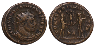 Ancient Roman Galerius as Caesar AD295-299 RIC 19b