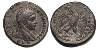 Roman Empire Tetradrachm Elagabalus AD219 RPC VI 7949