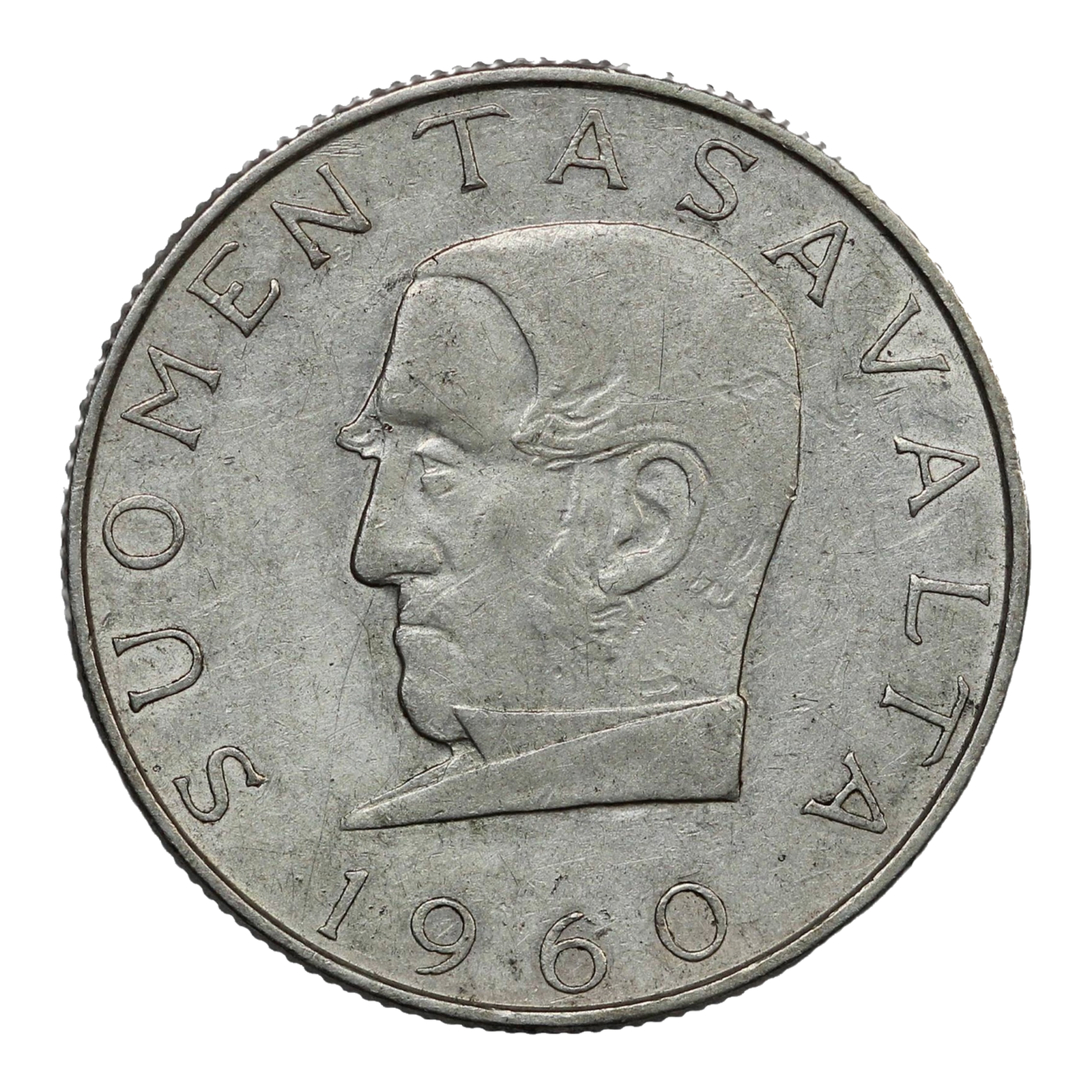 Finland Republic 1000 markkaa 1960 World Silver Coin KM#43 - Image 3