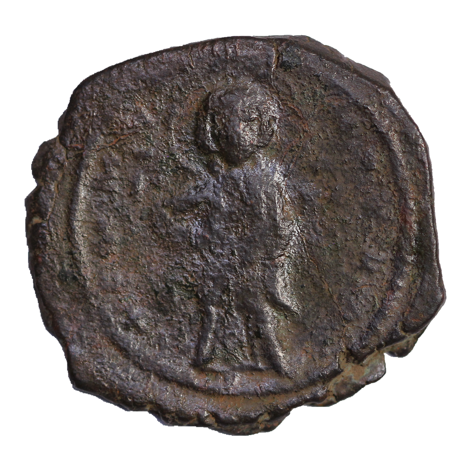 Ancient Byzantine Coin Follis Constantine AD 1059-1067 Sear 1853 - Image 2