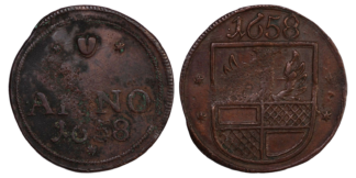 German States ½ Scheffel milling Civic issue 1658 Buck/Bahrfeldt, Hildesheim 626