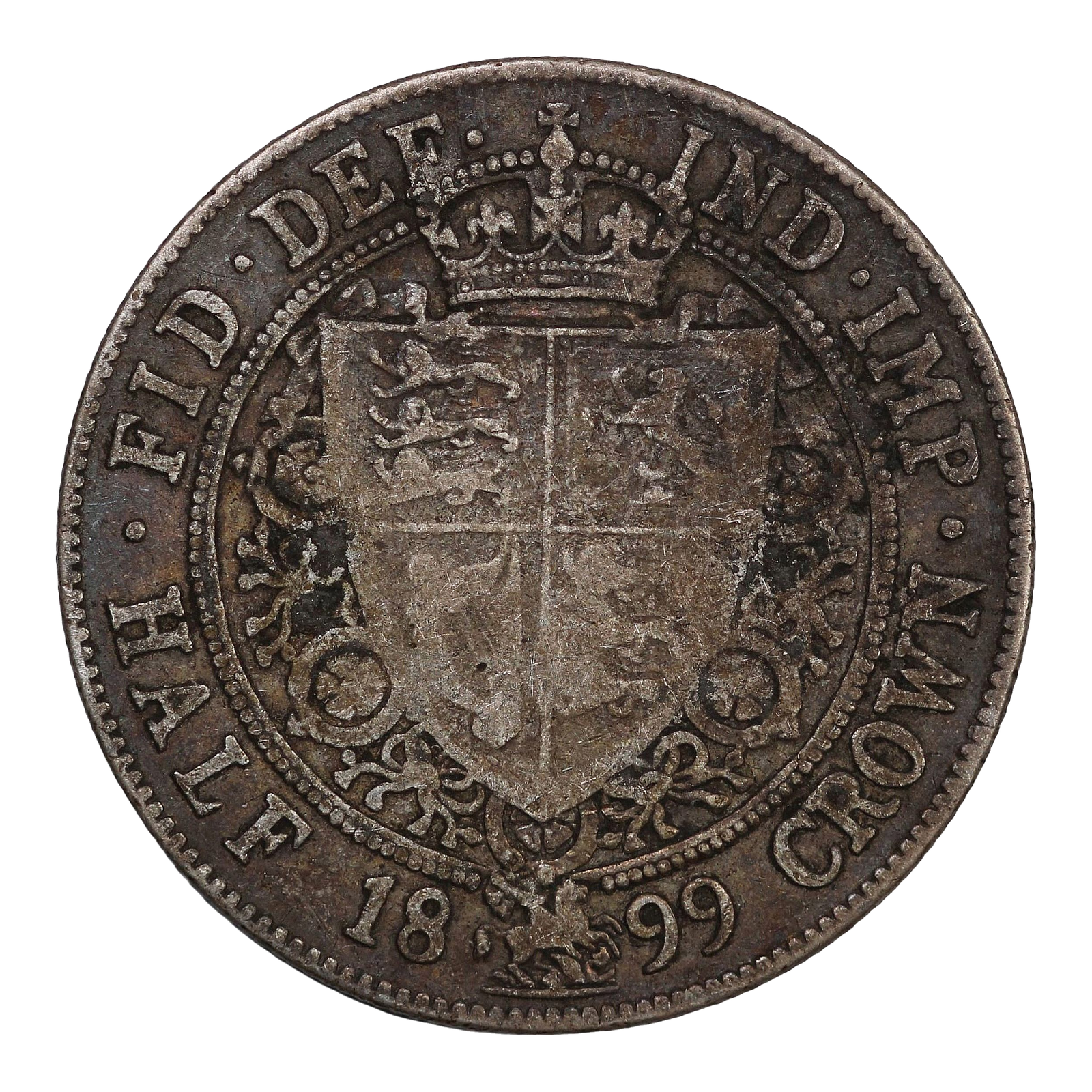 Great Britain Silver Halfcrown Queen Victoria 1899 S.3938 - Image 3