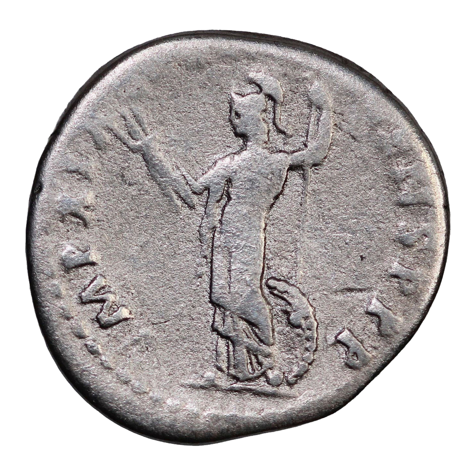 Ancient Roman Silver Denarius Domitian AD 92-93 - Image 3