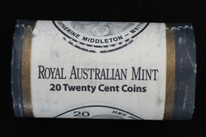 Australia 2011 RAM Twenty Cents 20c Unc Coin Mint Roll - Royal Wedding - Image 4