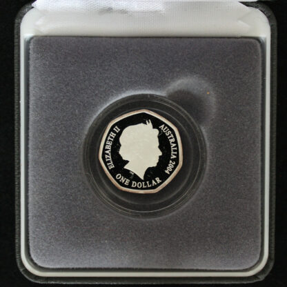 2004 Australia $1 Lion Test Piece Pattern Silver Proof Coin - Rare Release - Image 2