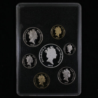 New Zealand 1991 7-Coin Proof Set - Image 2