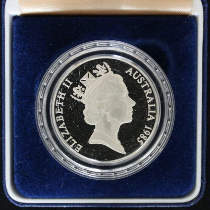 1985 Australia $10 Proof Silver Coin - Commemorative Issue Victoria 150 Years - Image 2