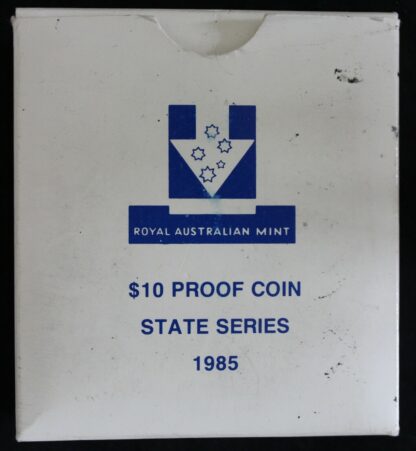 1985 Australia $10 Proof Silver Coin - Commemorative Issue Victoria 150 Years - Image 5