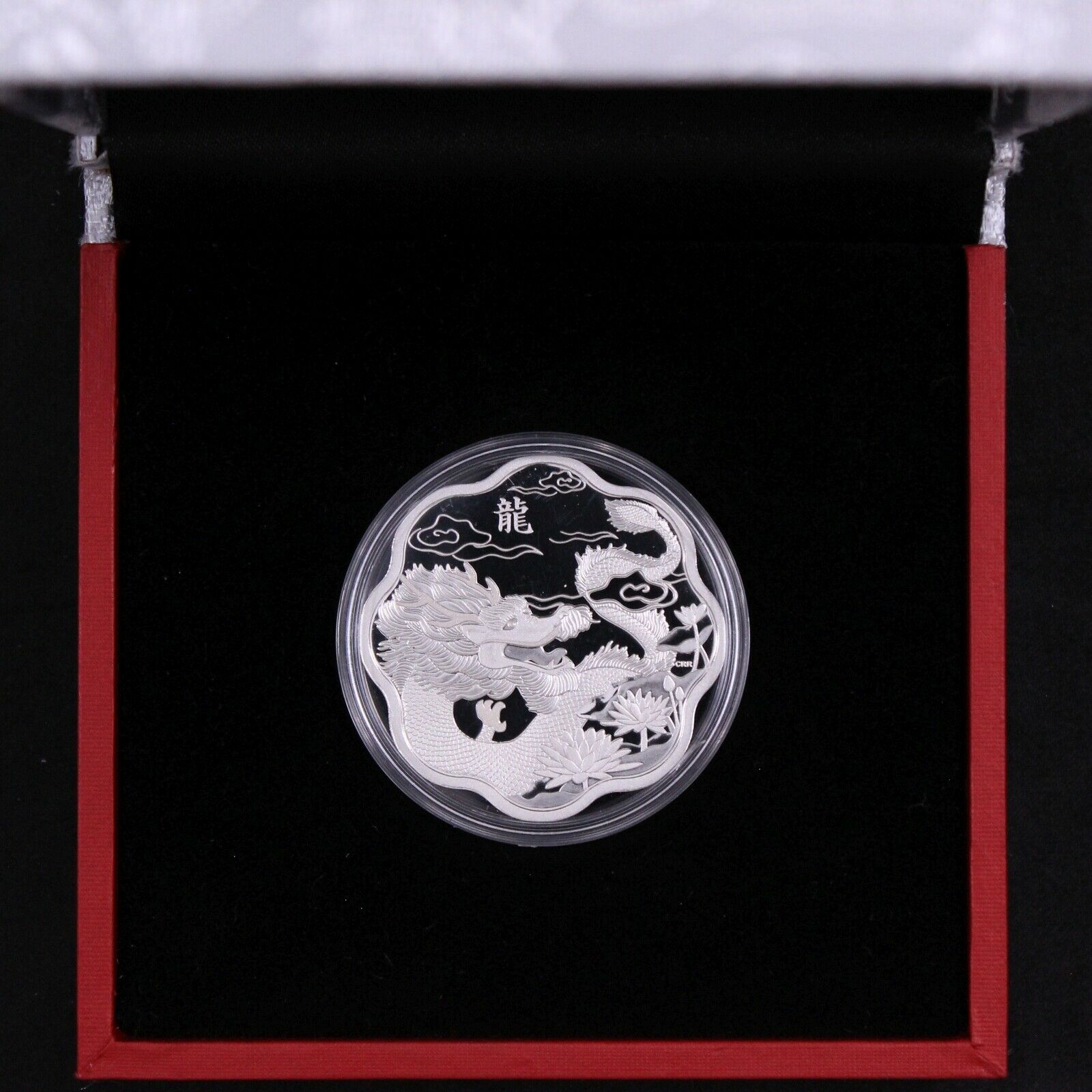 Canada 2012 Lunar Lotus Year of the Dragon $15 Fine Silver Proof Coin - Image 3
