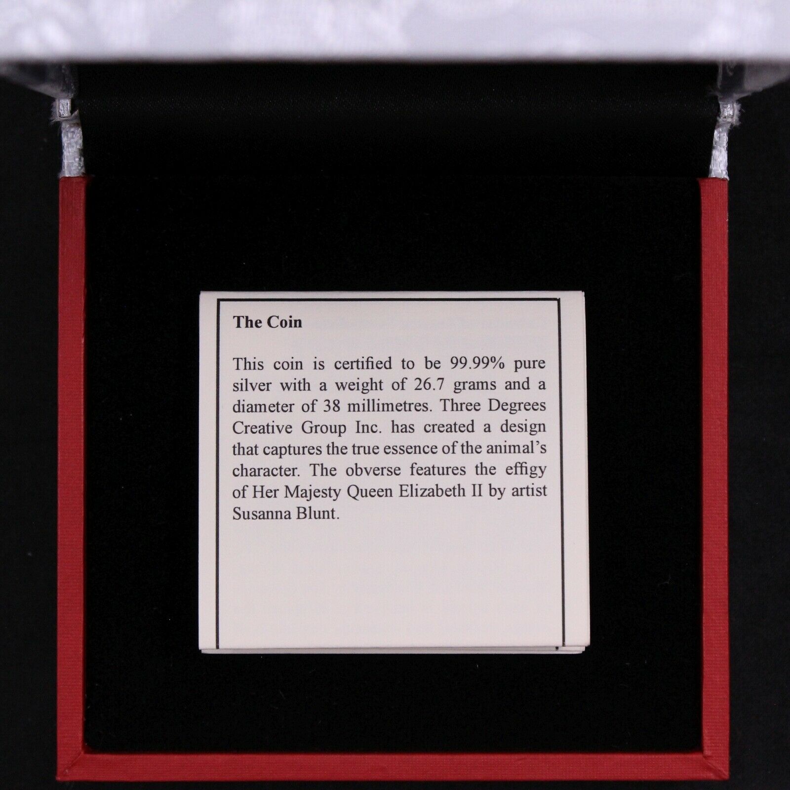 Canada 2012 Lunar Lotus Year of the Dragon $15 Fine Silver Proof Coin - Image 5