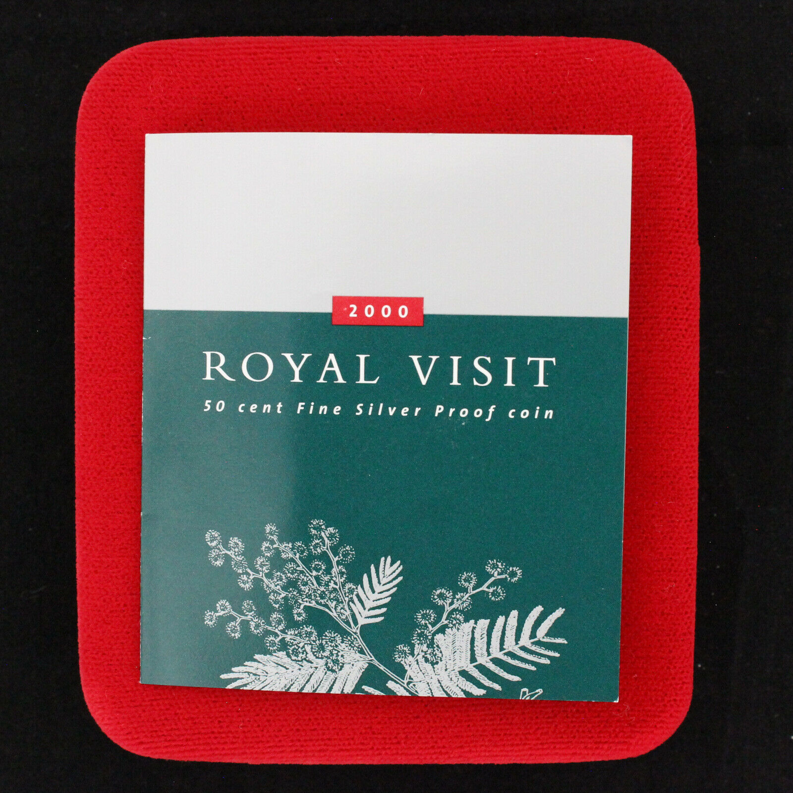 2000 Australia Royal Visit 50 Cent Silver Proof Coin Imperial Numismatics 2000 Australia Royal Visit 50 Cent Silver Proof Coin Imperial Numismatics