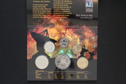 2009 Australian Uncirculated Mint Coin Set - Astronomy - Image 2