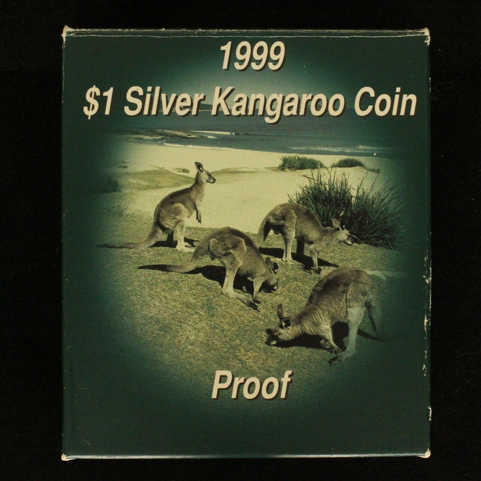 1999 Australia $1 Kangaroo Silver Dollar - 1oz Silver Proof Coin - Image 4