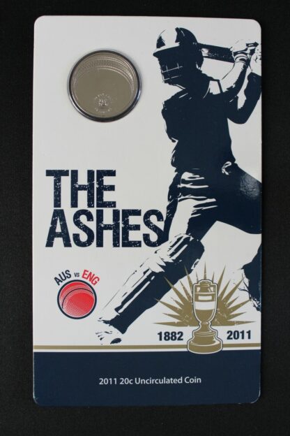 2011 20 Cent Uncirculated Coin - The Ashes Test Series