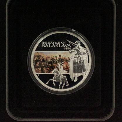 2009 Tuvalu $1 Famous Battles - Balaklava - Perth Mint 1oz Silver Proof Coin