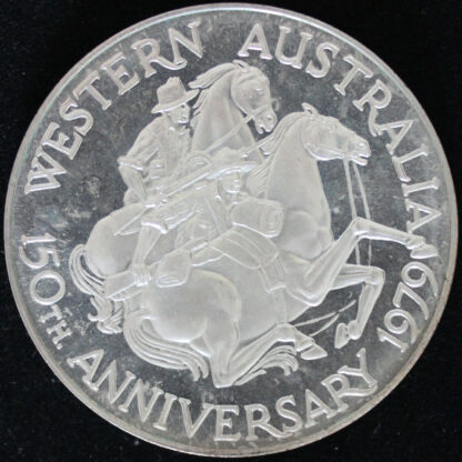 1979 Western Australia Swan River Colony 150th Anniversary Silver Medallion